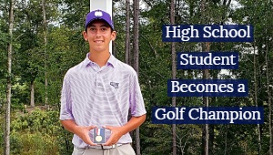state golf title, Bryce Corbett, PWCS, Battlefield High School
