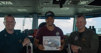 US Navy, sailor of the Day, Ayesha Coleman, USS John C. Stennis