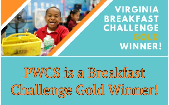 breakfast challenge gold winner, PWCS