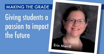 Erin Merrill Named Virginia Middle School Association Teacher of the Year