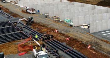 Work Progresses at the Balls Ford Road Compost Facility balls ford road compost facility