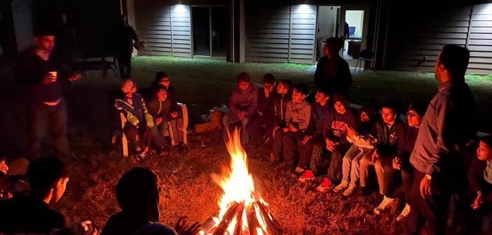 masroor mosque, bonfire