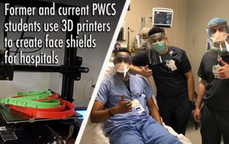 3D Printing Face Shields For Hospitals face shields, PWCS