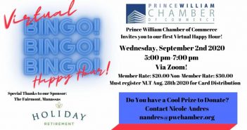 virtual happy hours, bingo, chamber