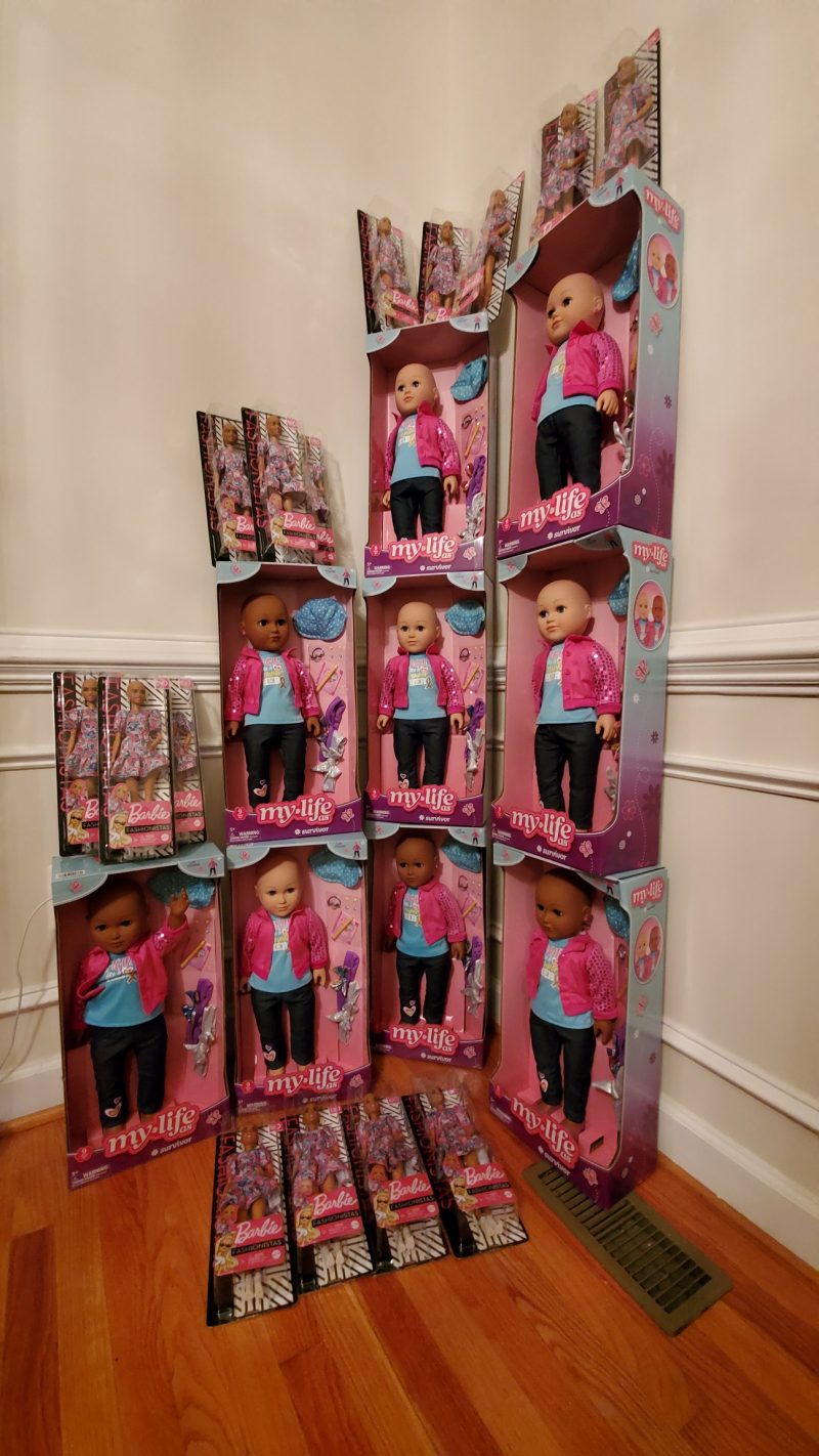 Bald dolls best sale for cancer patients