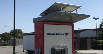 Bank of America, solar powered ATM