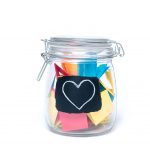 jar with pencils and postits, family fun 1120