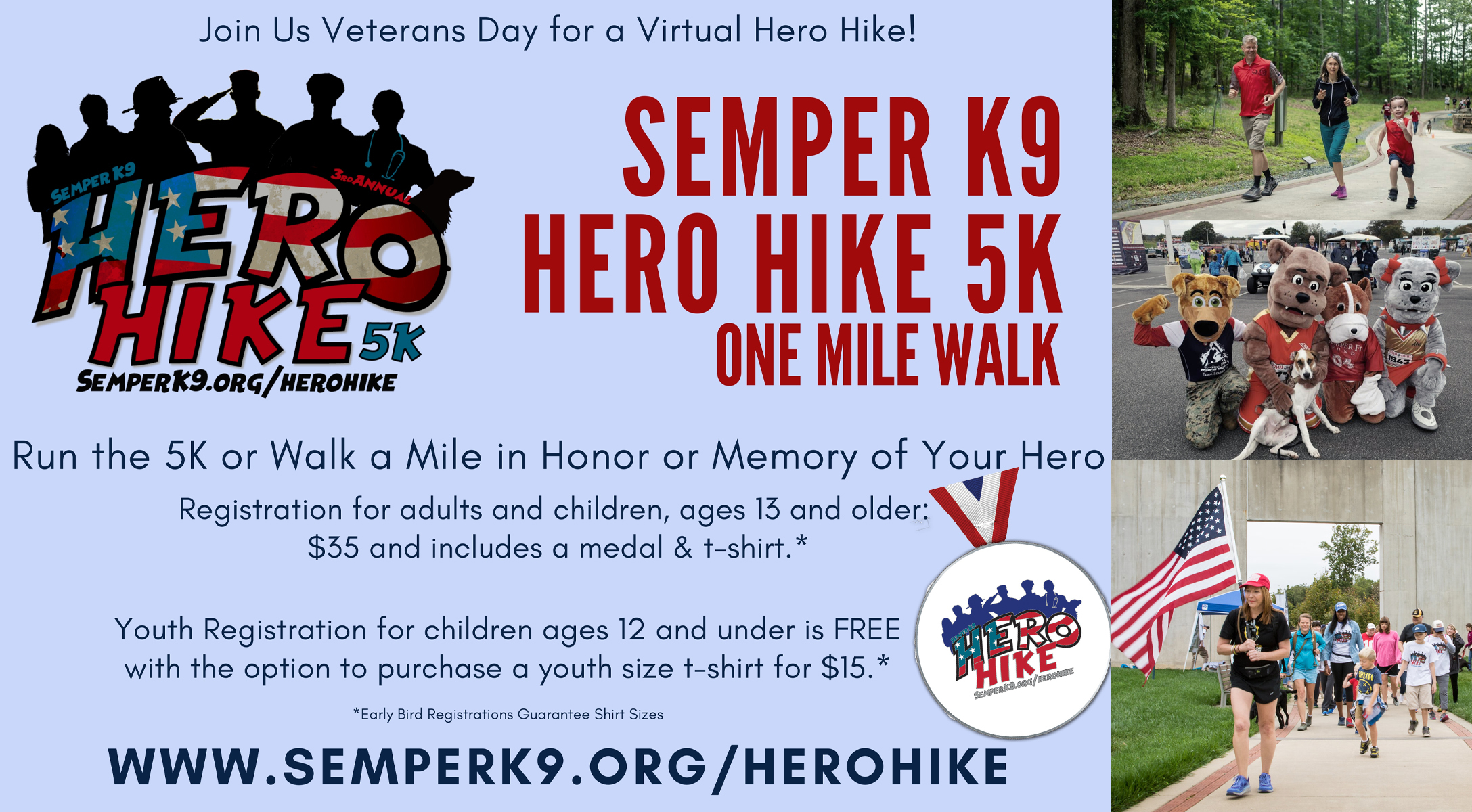 semperk9 hero hike