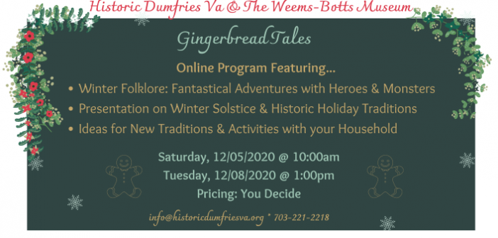 Historic Dumfries, gingerbread tales