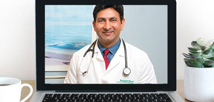 doctor on laptop