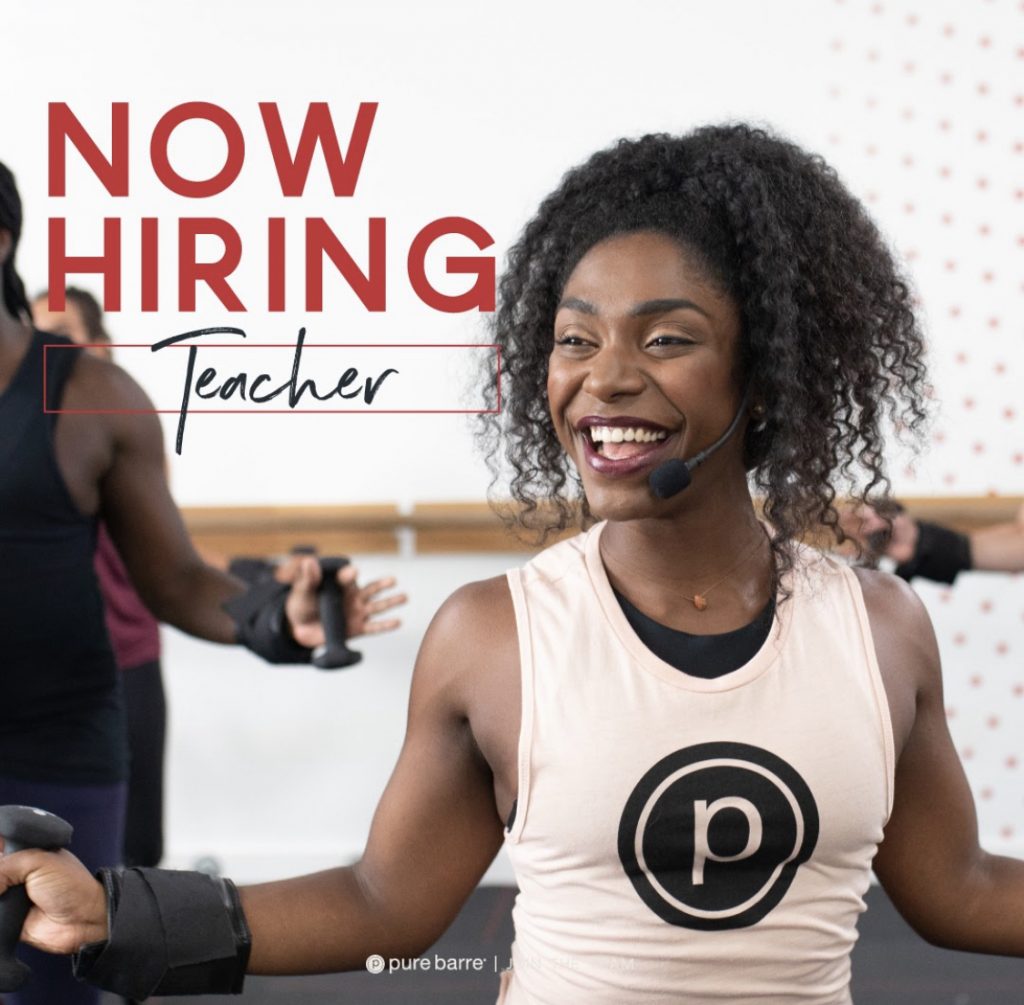 Now Hiring Pure Barre Woodbridge Teachers Prince William Living