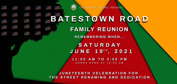 Juneteenth, renaming of Mine Road to Batestown
