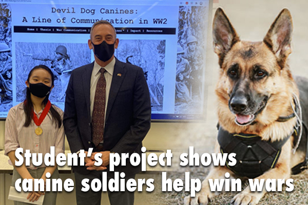 Julianne Lim, PWCS, canine soldiers