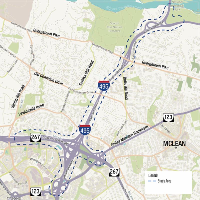 495 northern extension, VDOT