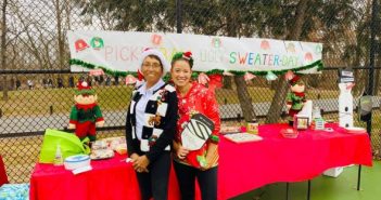 pickleball, ugly sweater day