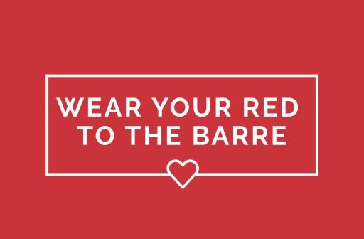 wear your red to the barre