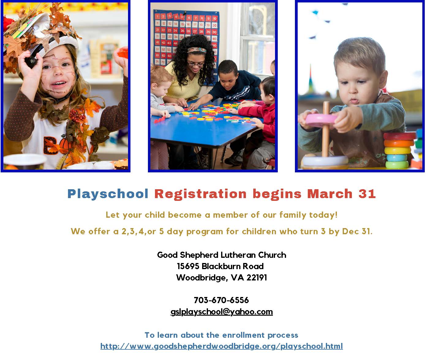 playschool, Good Shepherd Lutheran