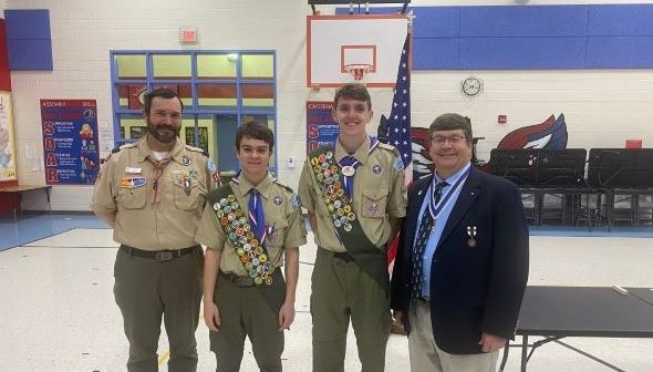 Sons of American Revolution, Eagle scouts