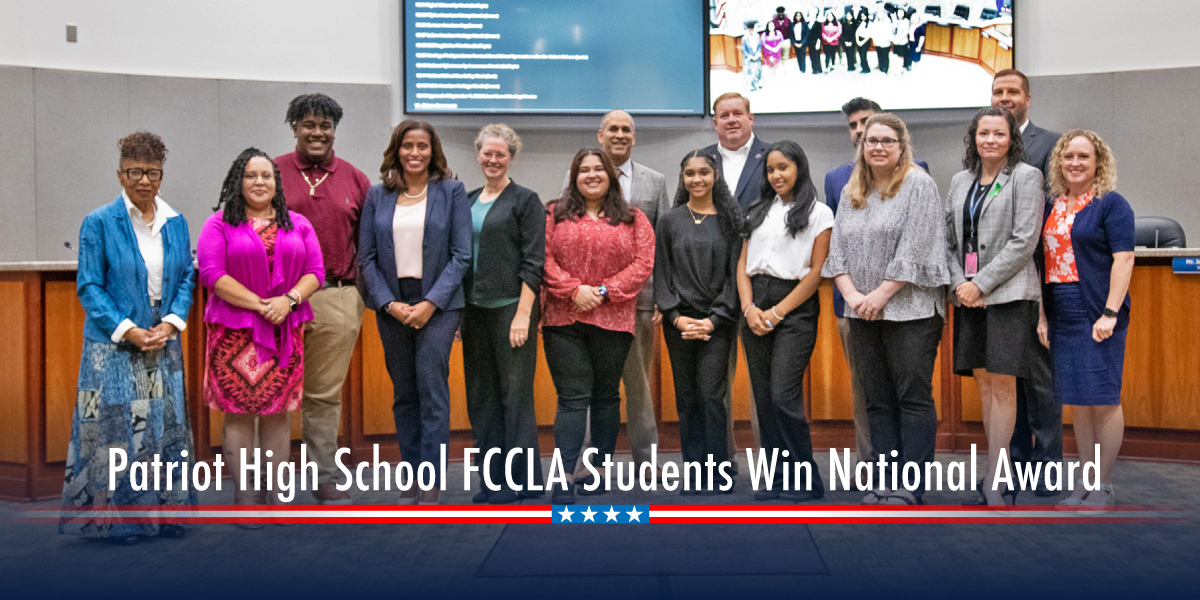 Patriot High School FCCLA Students Win National Award Prince William
