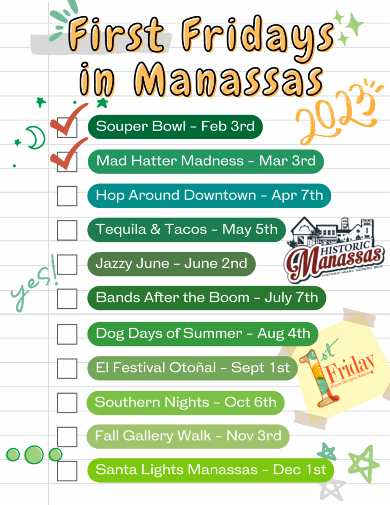 Manassas First Fridays + The Sounds of Music Prince William Living