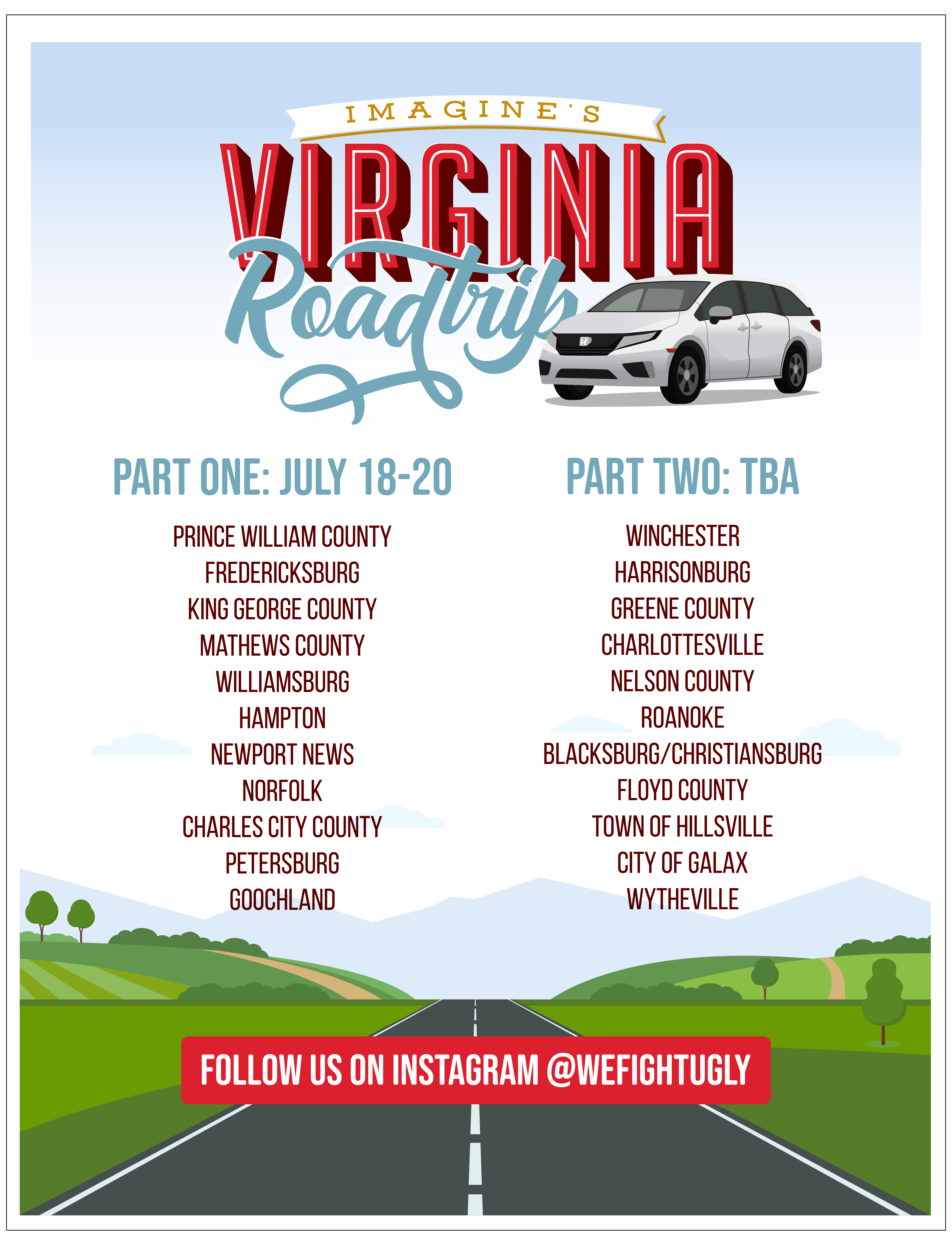 virginia roadtrip. Imagine