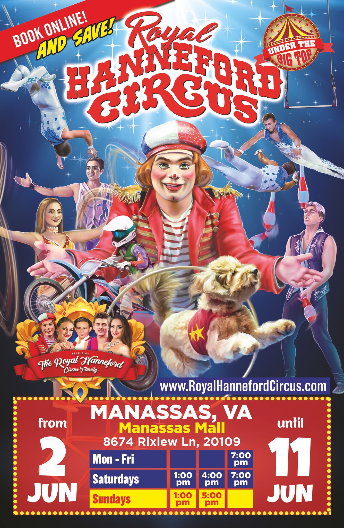 The Royal Hanneford Circus is Coming to Manassas Under the Big Top