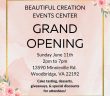 Beautiful Creation Events Center grand opening