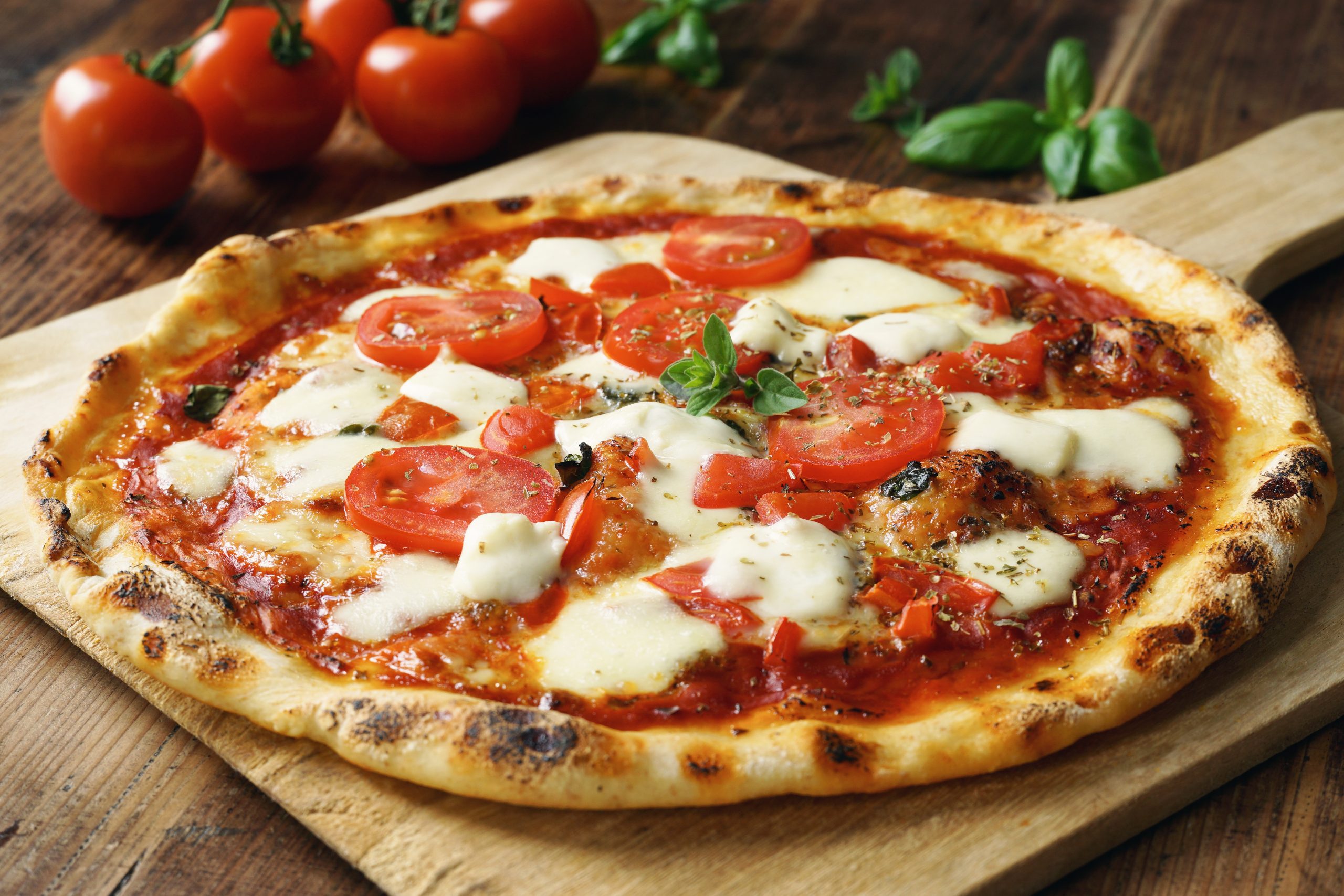 pizza, Mediterranean food