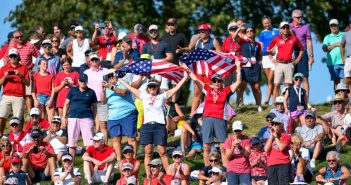 Solheim Cup USA flags