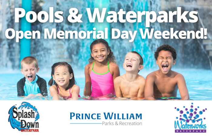 Community Pools and Waterparks Open May 25 | Prince William Living