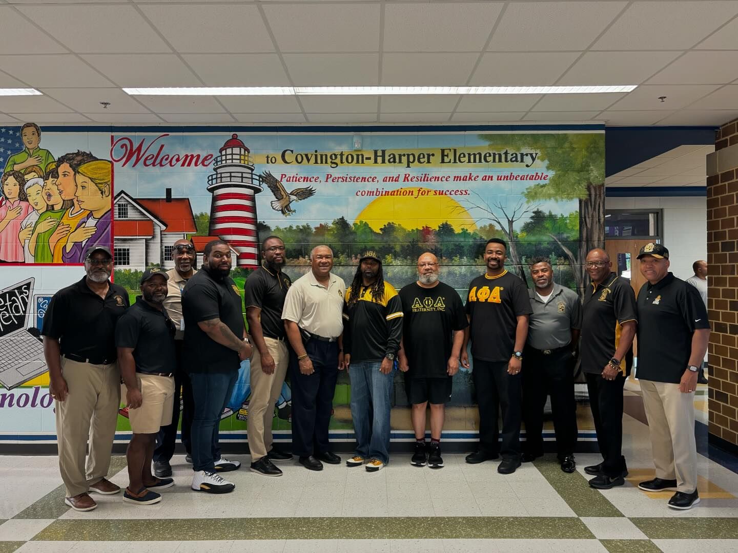 alpha phi alpha at covington-harper es