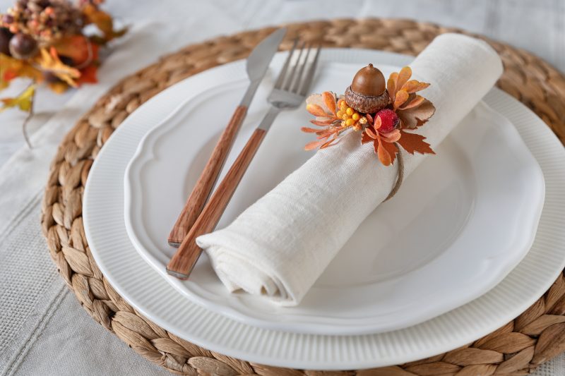 fall decor for entertaining