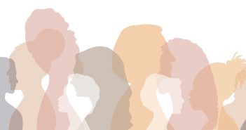 silhouettes of women