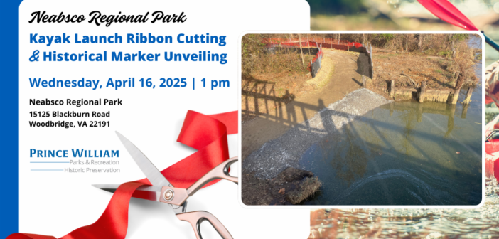 Neabsco Regional Park Kayak Launch Ribbon Cutting and Historical Marker ...