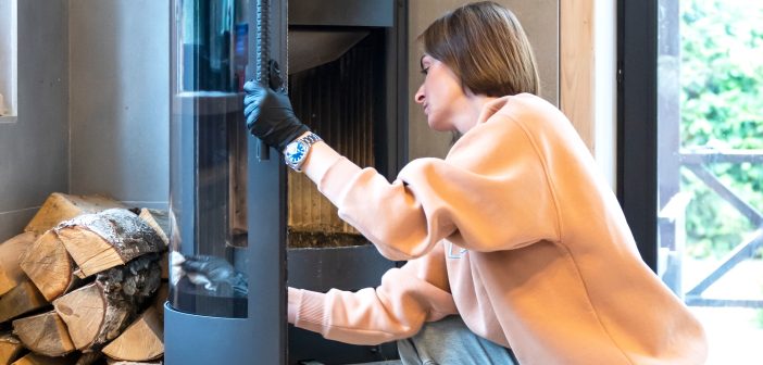 cleaning a woodstove, getting ready for fall and winter