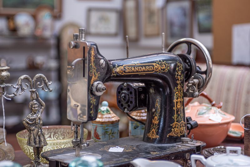 antique sewing machine, Iron Horse Antiques
