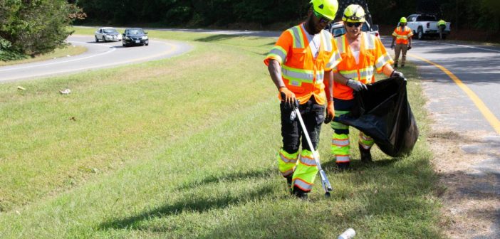 VDOT, litter pickup