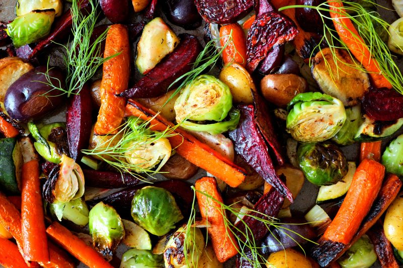roasted winter vegetables