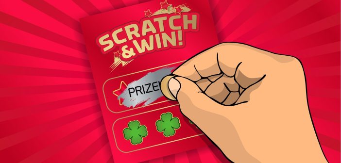 Gift Responsibly, scratch & win, scratch off ticket, gambling