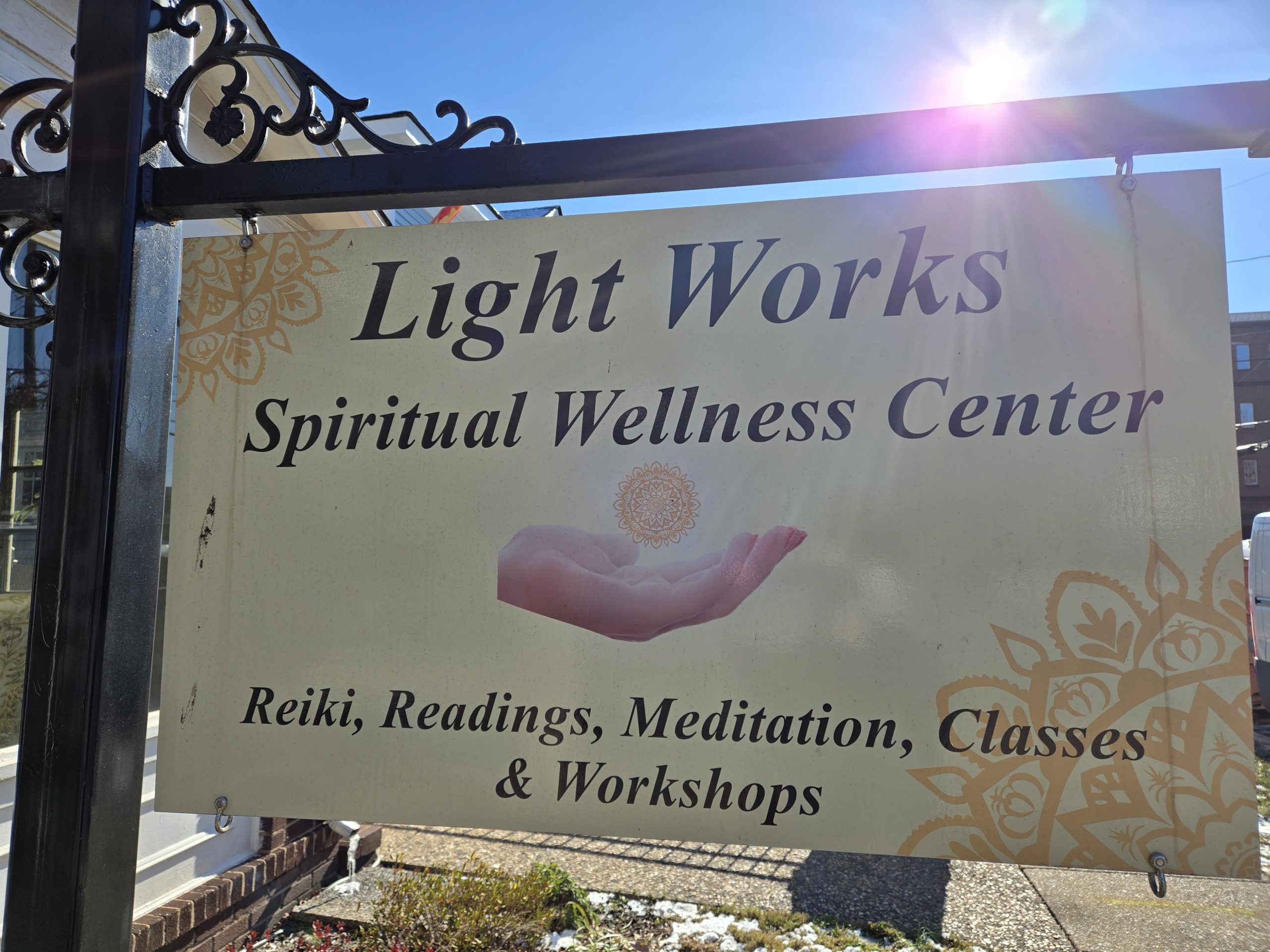 Light Works Studio sign