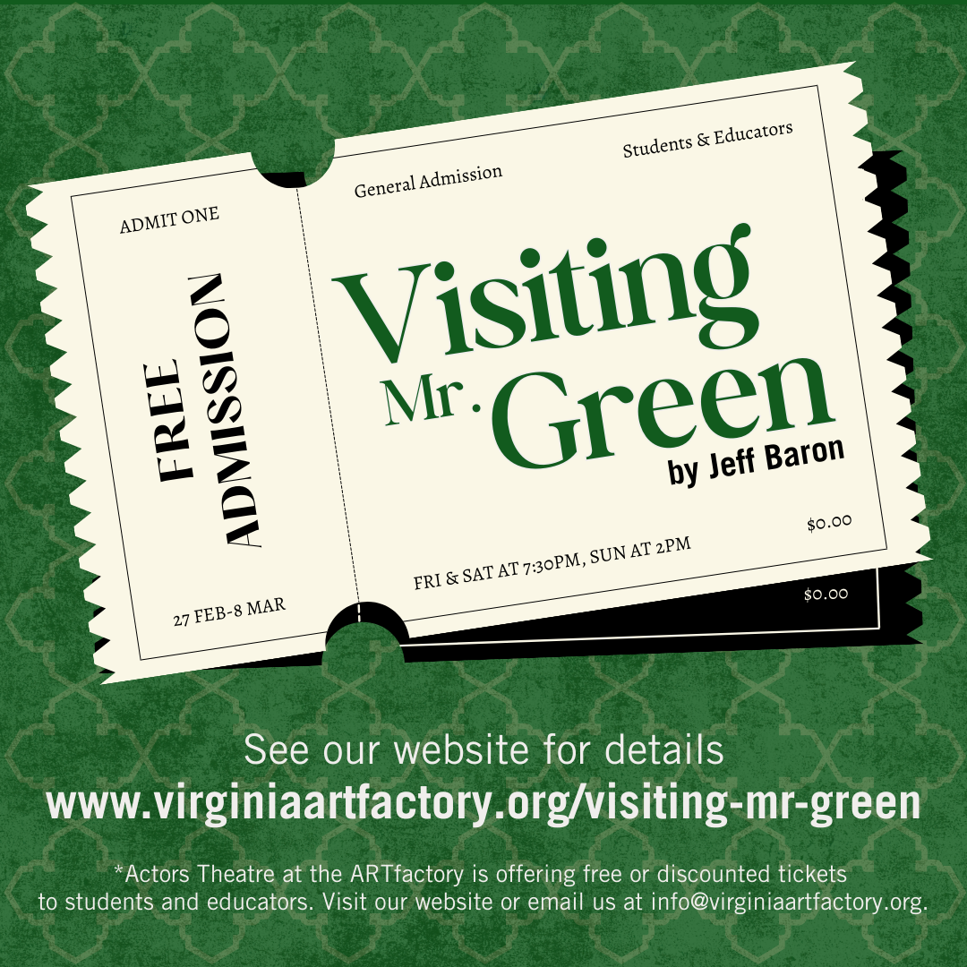 Visiting Mr. Green, ARTfactory, ticket