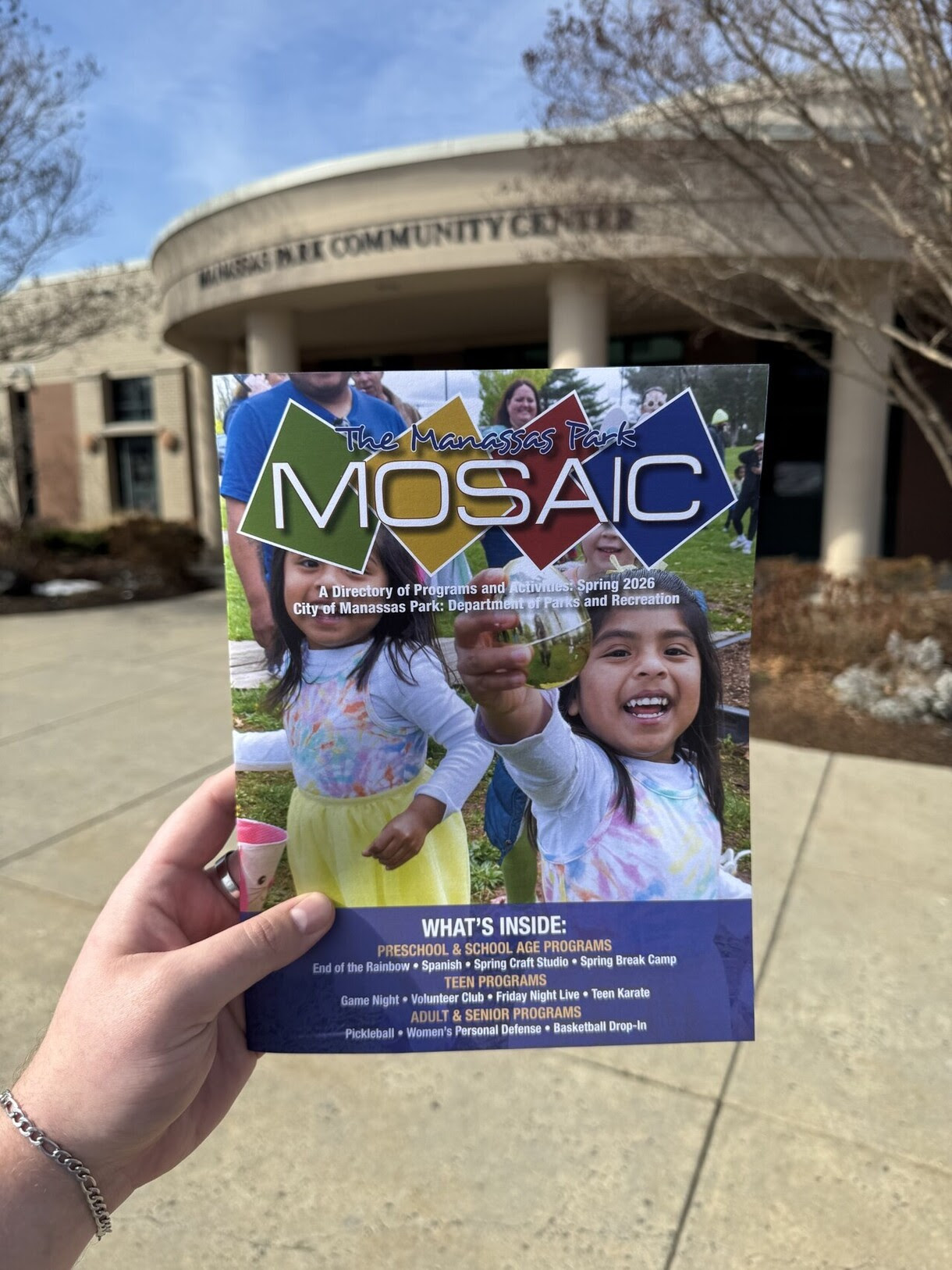 Manassas Park Community Center, Spring 2026 MOSAIC