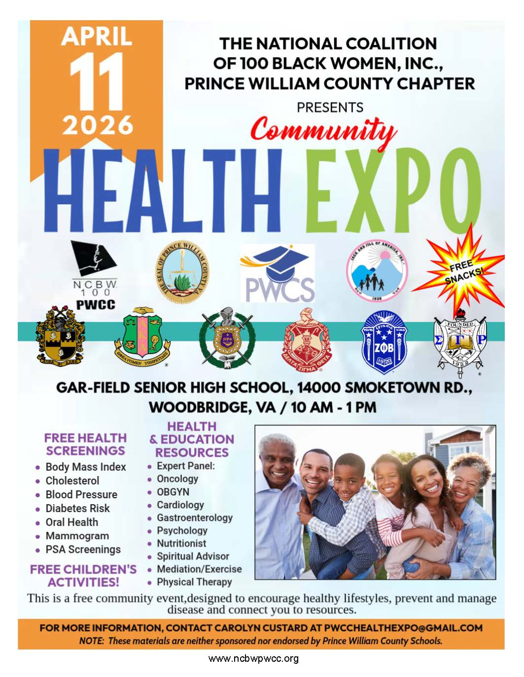community health expo 2026, 100 black women