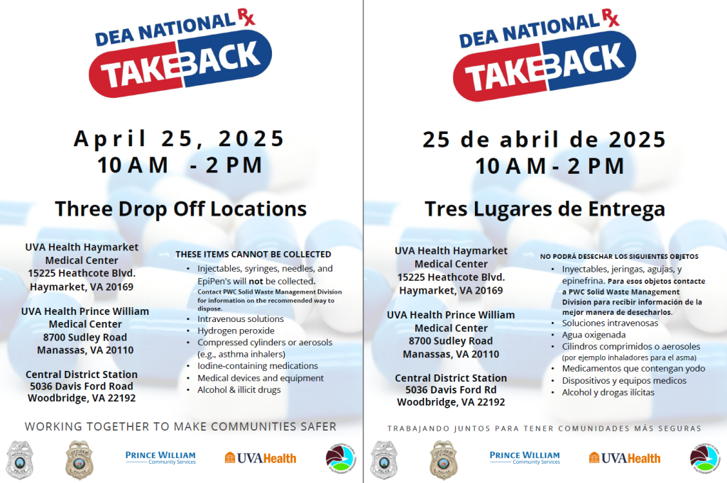 DEA Drug Take Back 2026