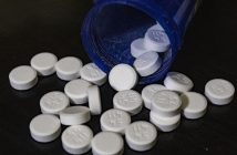 pills spilling ot of a bottle