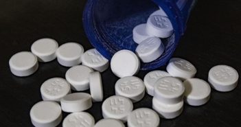 pills spilling ot of a bottle