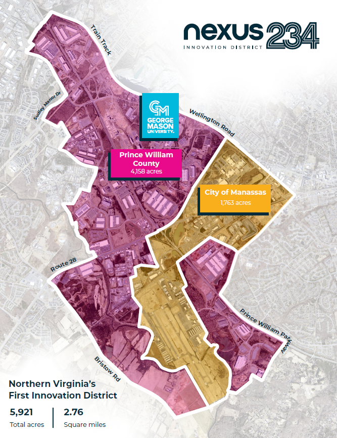 map - Northern Virginia's first innovation district, nexus 234