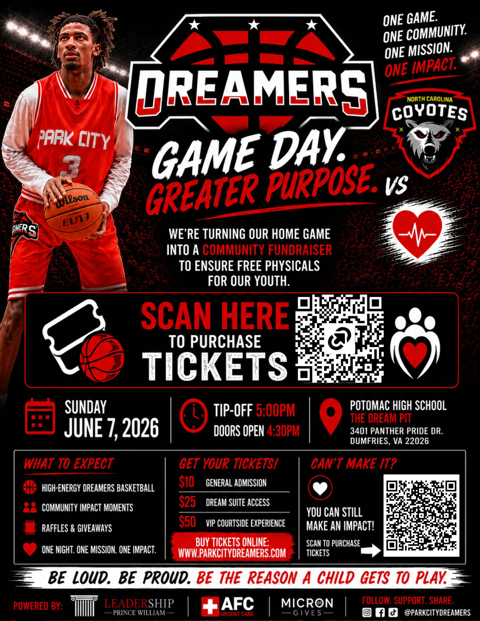 Park City DREAMERS game 06072026
