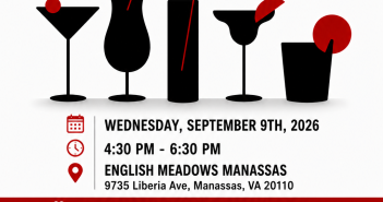 Prince William Senior Resource Group 11th Annual Happy Hour With a Purpose event flyer for Sept. 9, 2026